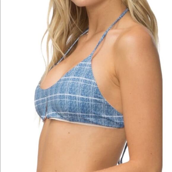 TAVIK SWIMWEAR Cassis Swim Top Off The Grid Blue - Picture 3 of 11